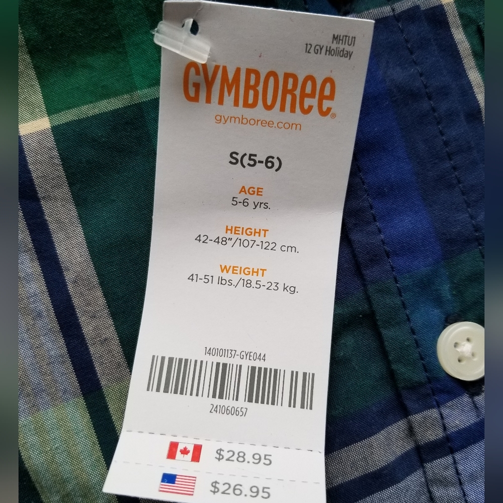 Gymboree dress shirt 5-6 years - Picture 5 of 14